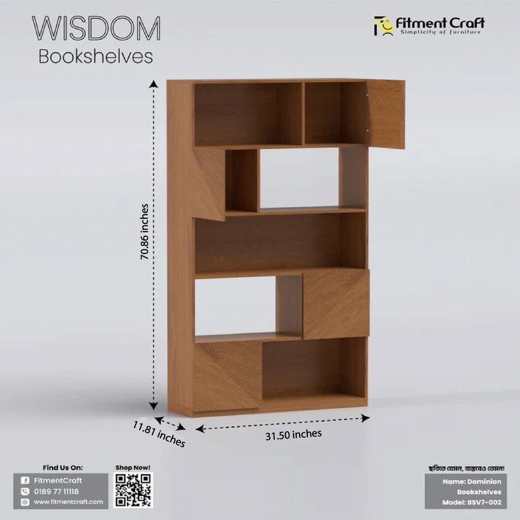 Wisdom - Bookshelves । BSV7-002