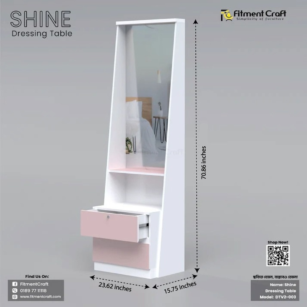 Shine - Dressing Table | DTV2-003 