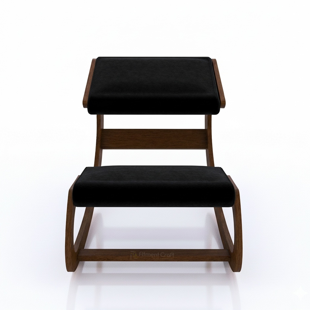 Hridian - Kneeling Chair - Matte Antique Lacquer
