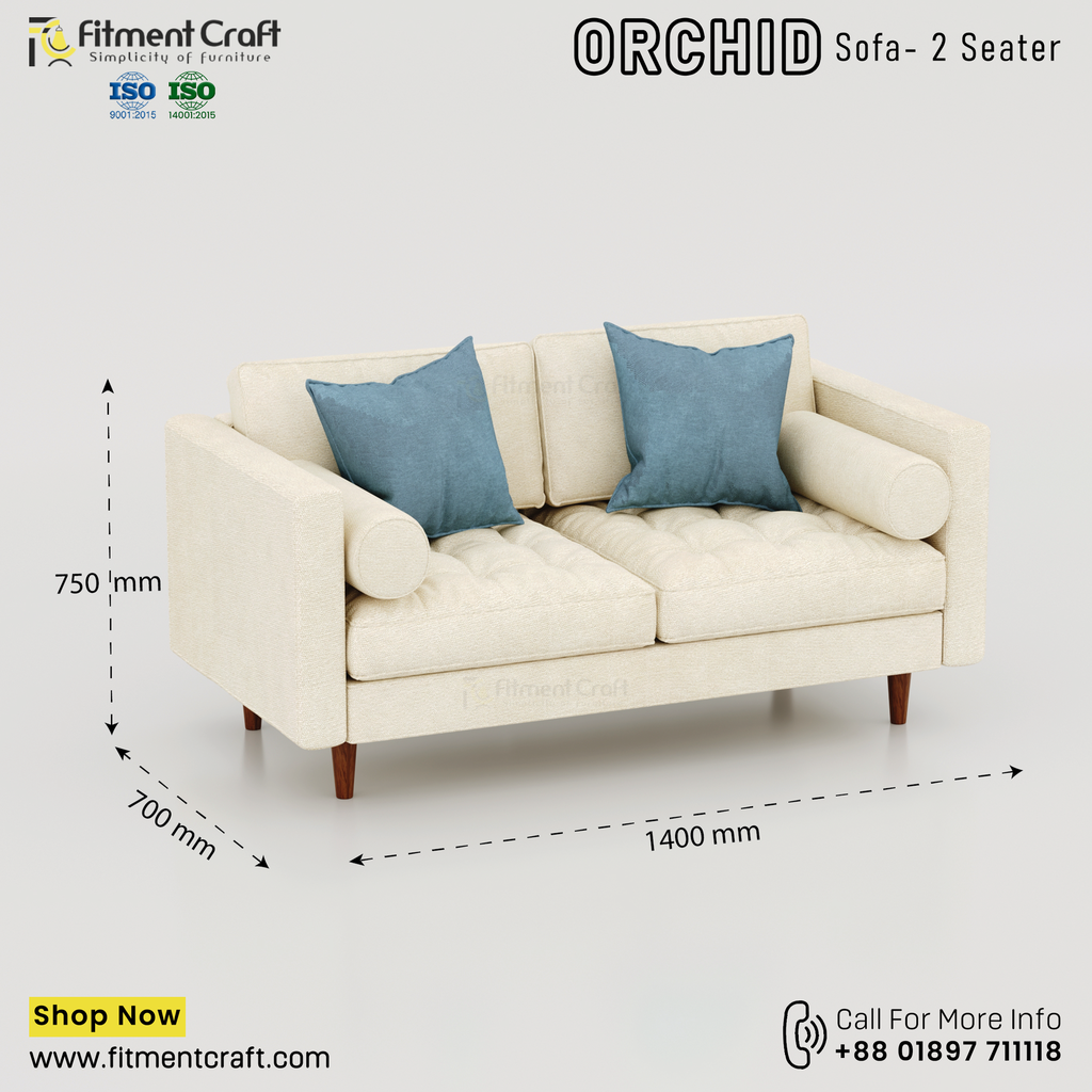 Peace 2 Seater -Sofa । HSV2-012