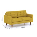Moss 2 Seater-sofa। HSV2-0027
