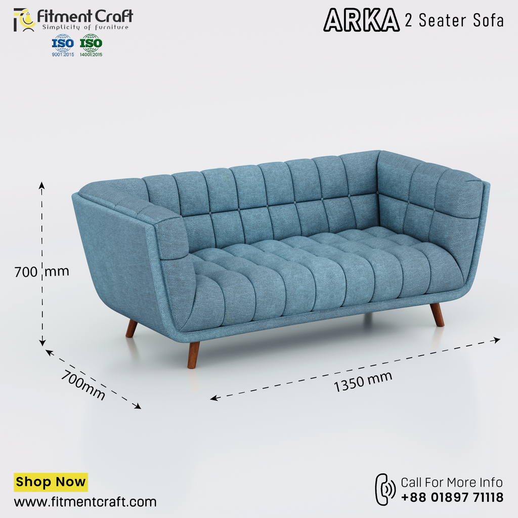Crux 2 Seater-sofa। HSV2-038
