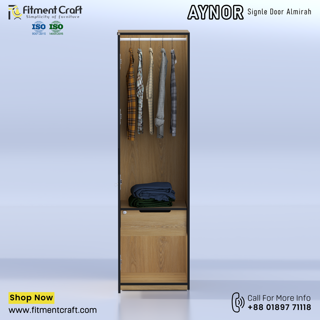 Aynor-Single Door Almirah। BAV3-001