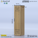 Aynor-Single Door Almirah। BAV3-001