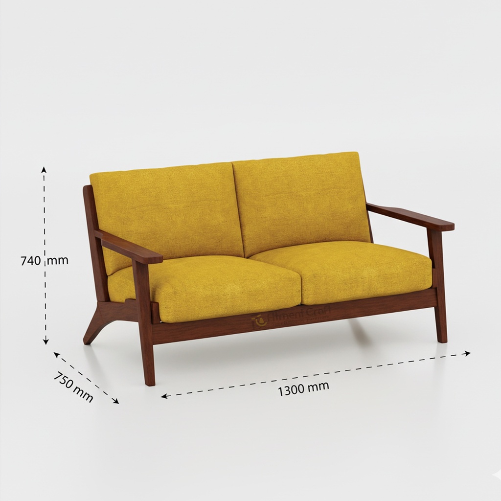Timber 2 Seater-sofa । HSV2-050
