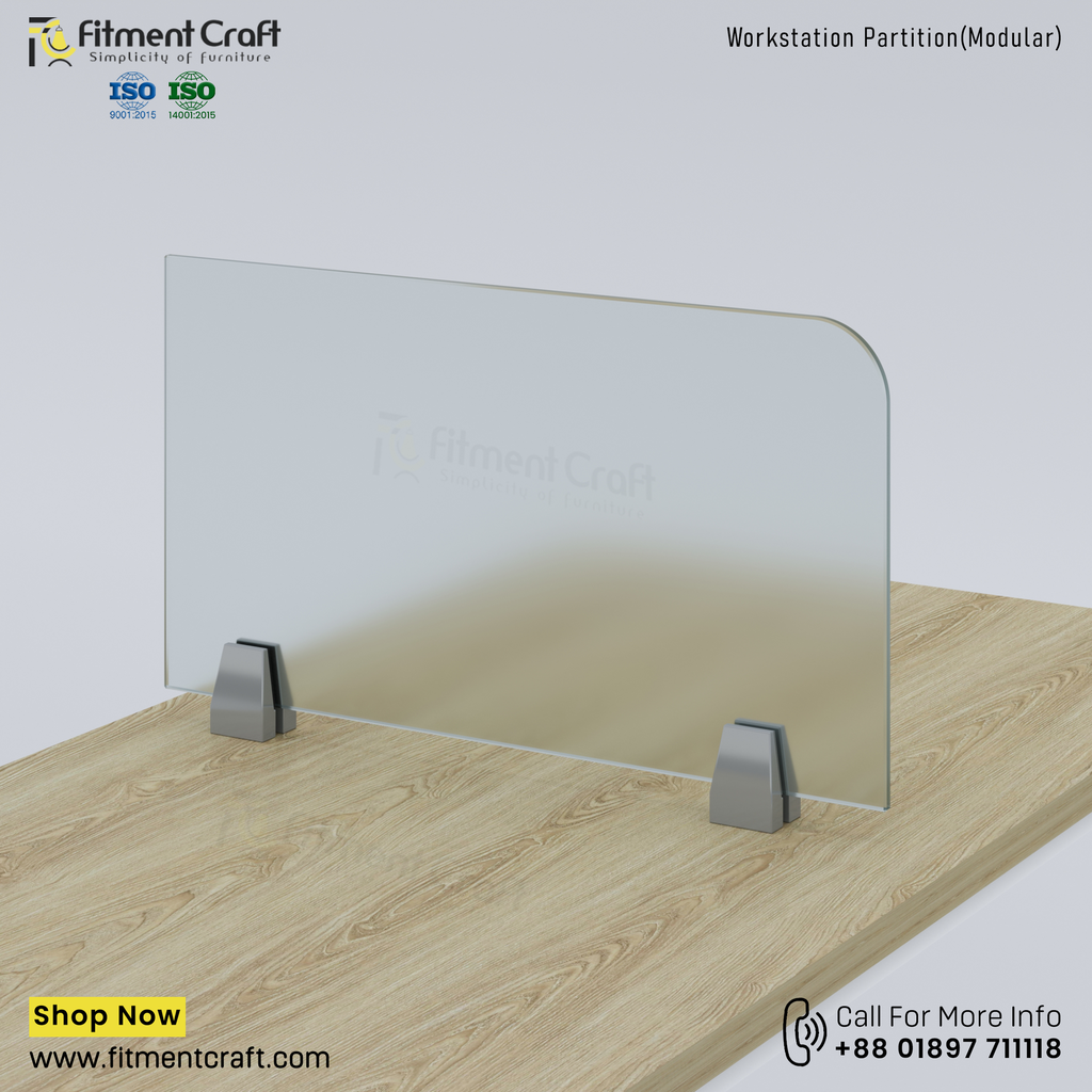 Parallax-Workstation Modular Partition (550X300X8mm) । WSMP-ORG-002
