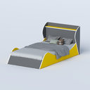 Princess Kids Bed |PKBLB-001