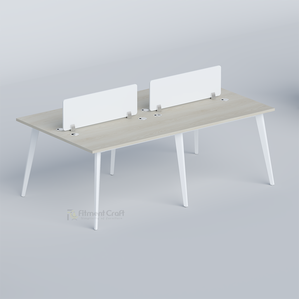 Zenora Four-Seater Workstation