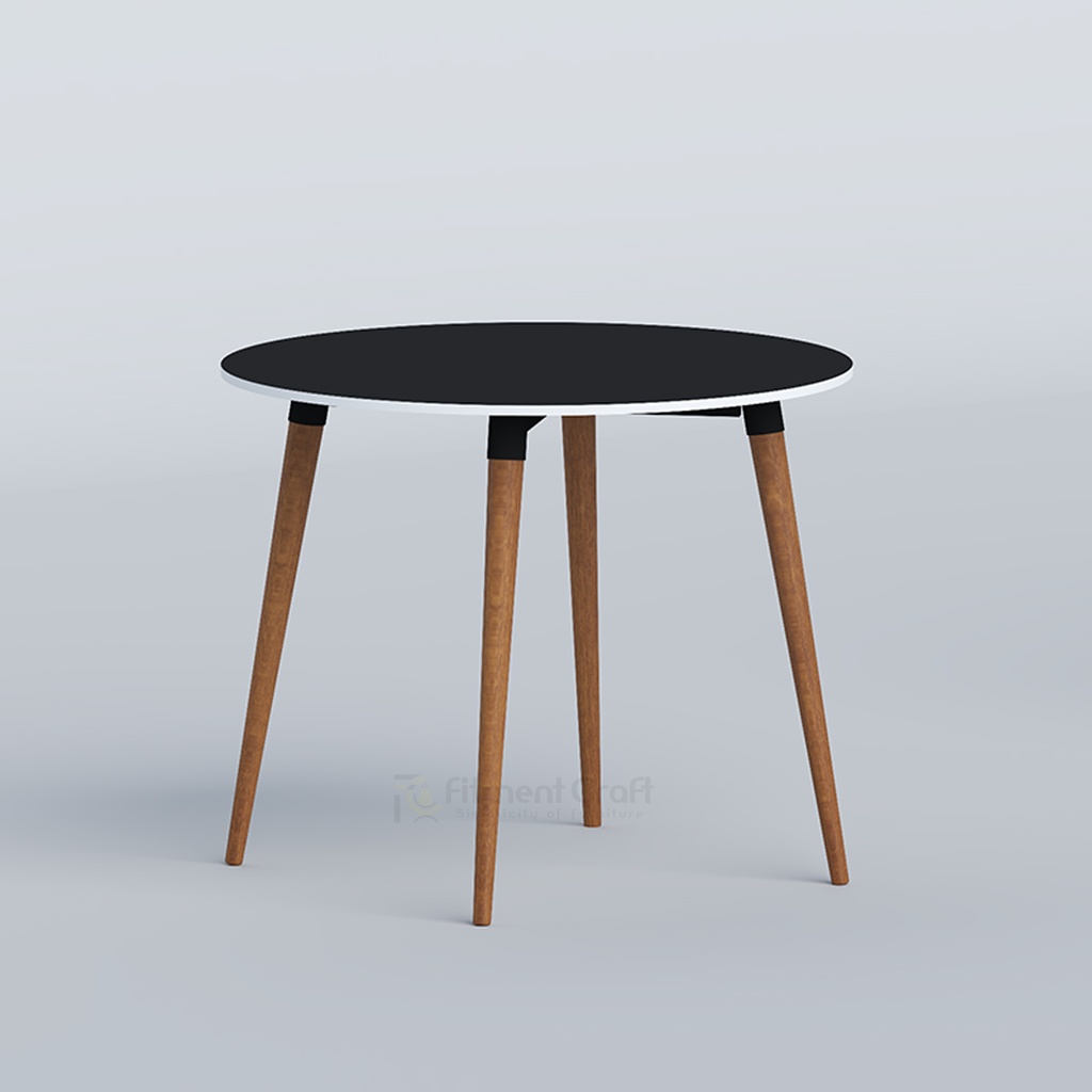 Tulipdine Round 2-Seater Dining Table-TDTMSB-004