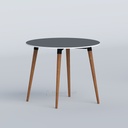 Tulipdine Round 2-Seater Dining Table-TDTMSB-004