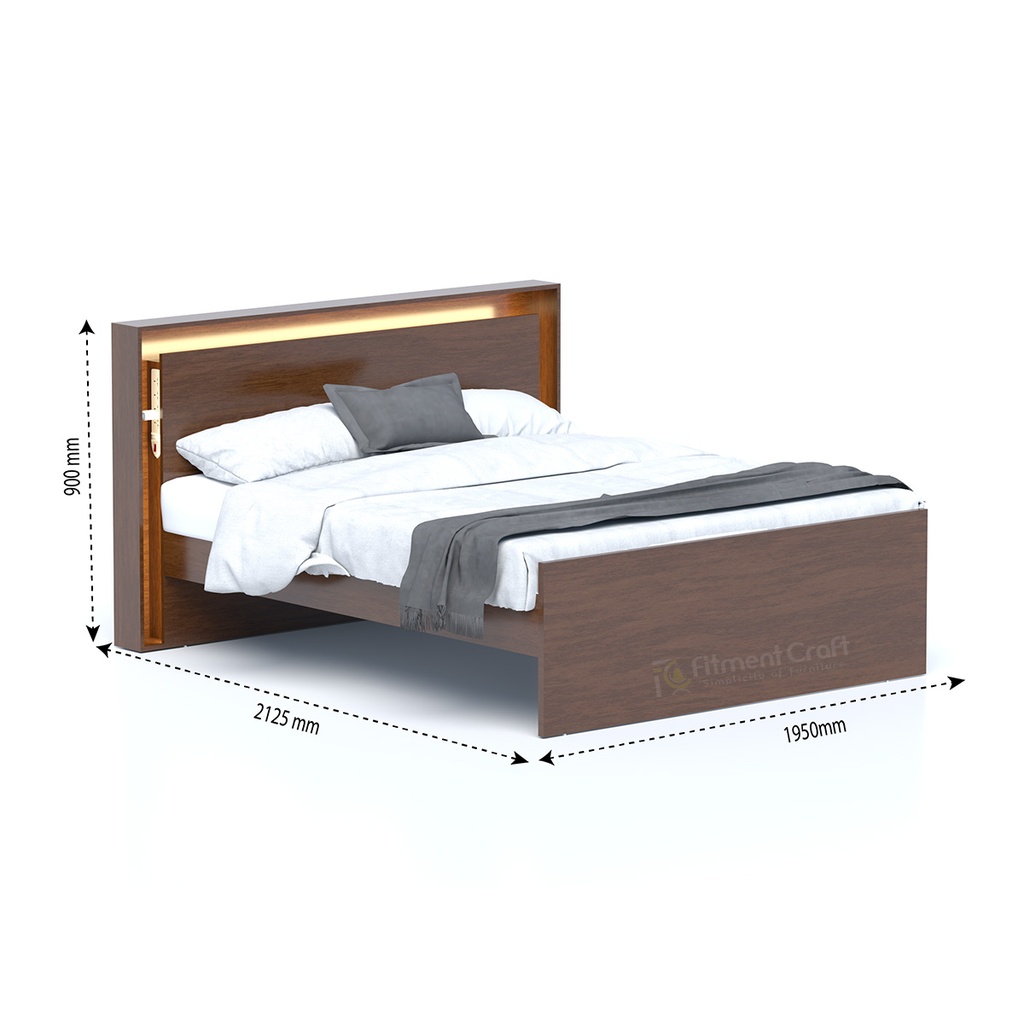 Glowline King Size Bed