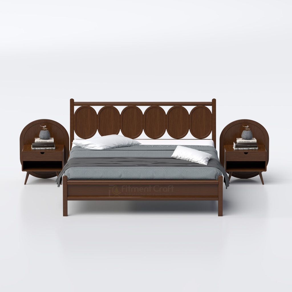 Elliptical Standard King Size Bed