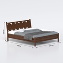 Elliptical Standard King Size Bed
