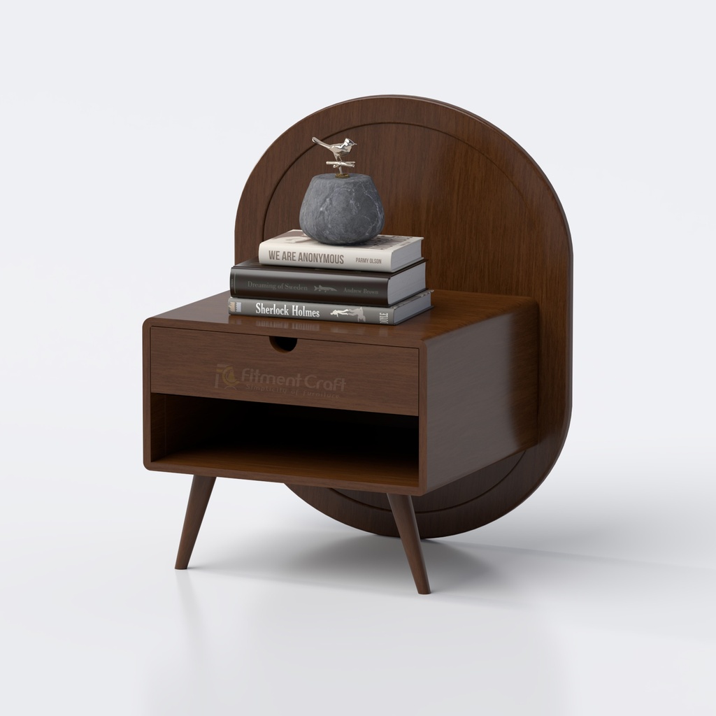 Elliptical Bedside Table