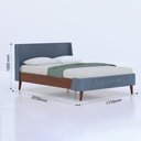 Bright Standard King Size Bed