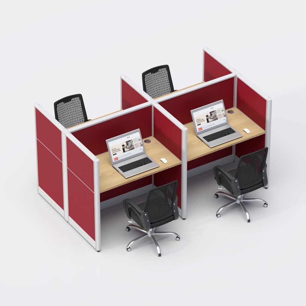 Movex Face to face Four seater Workstation