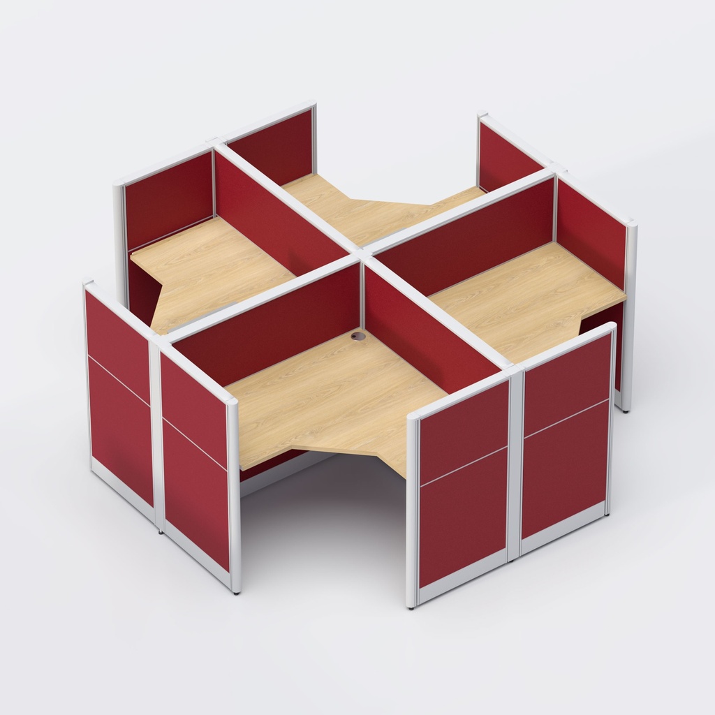 Workstation 7-OFIX 4 seater Workstation