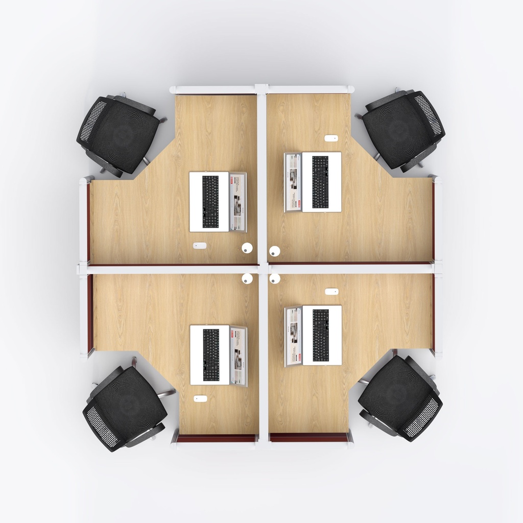 Workstation 7-OFIX 4 seater Workstation