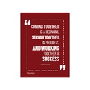 Teamwork Motivation Wall Art 