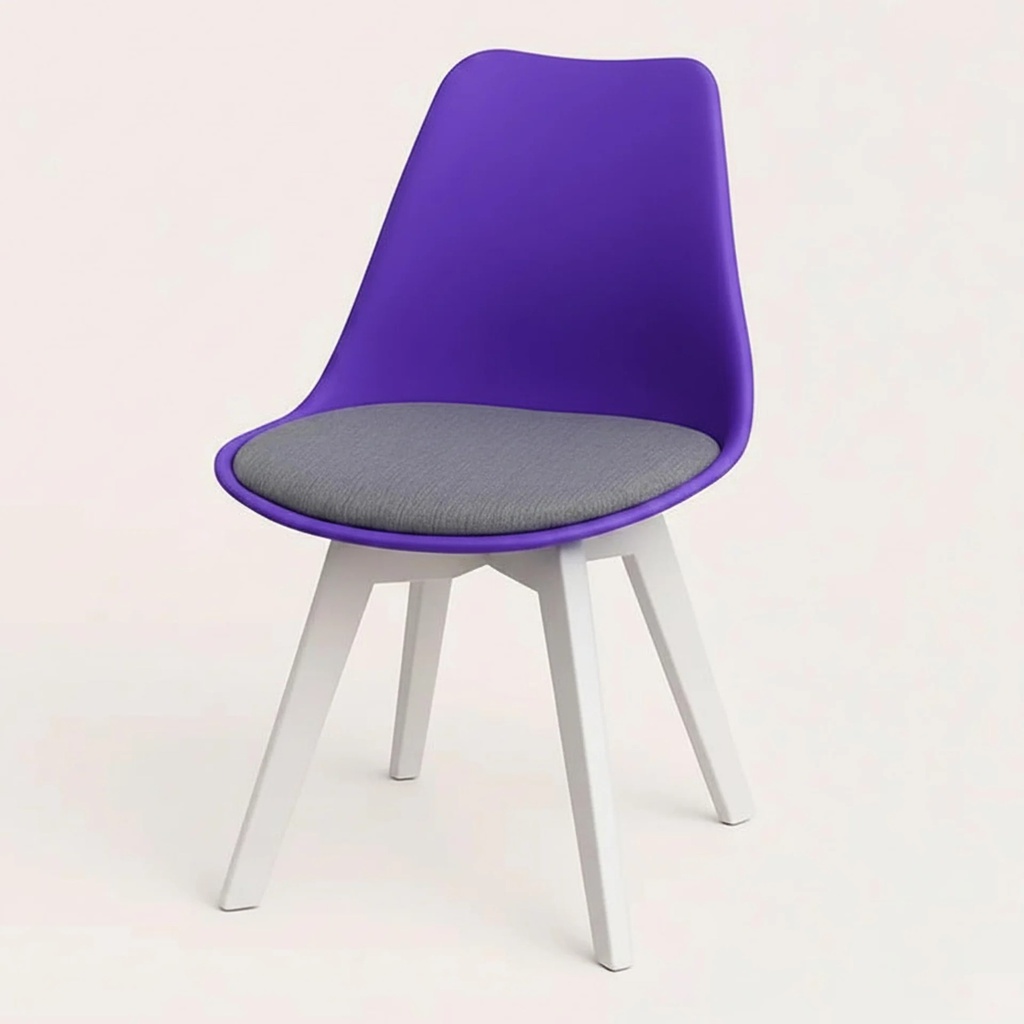 Tulip Indoor Chair-Purple