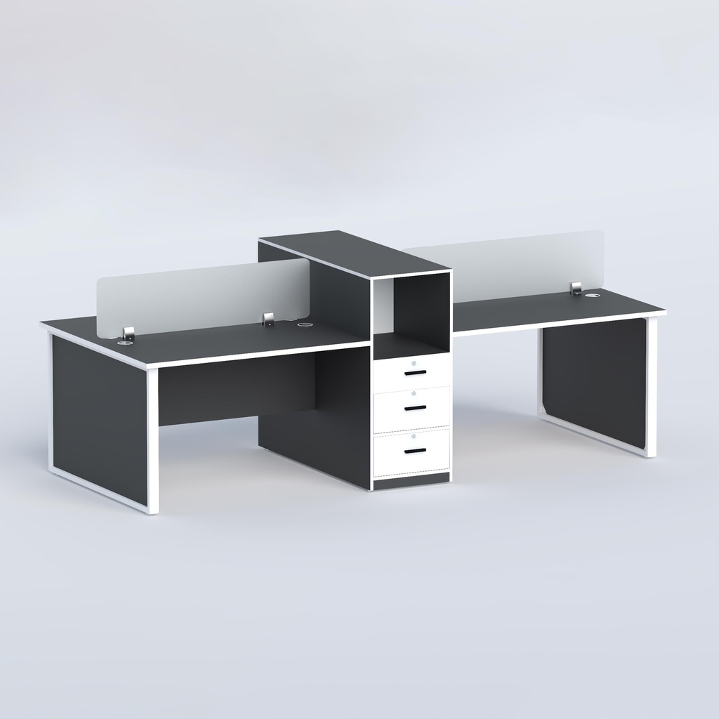 Mavon Face to Face 4 Seater Workstation