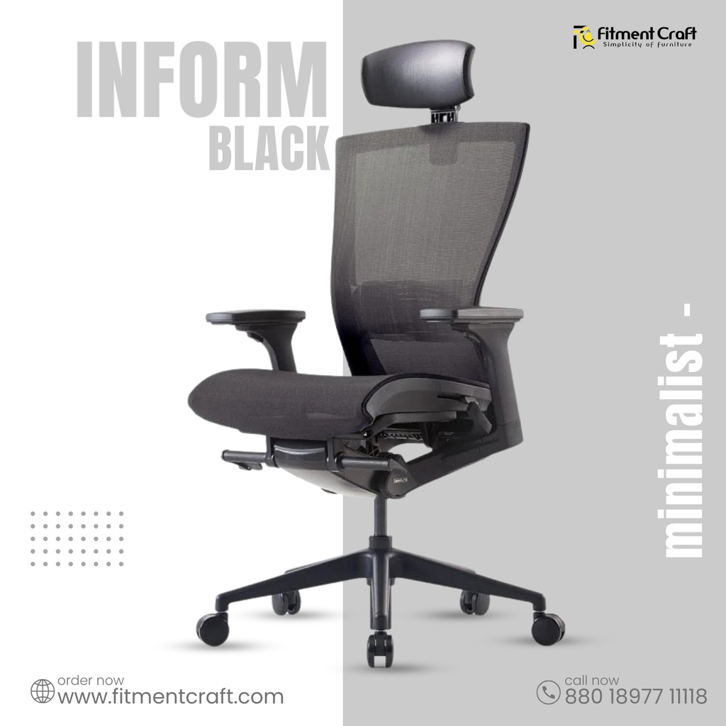 Inform Chair Black