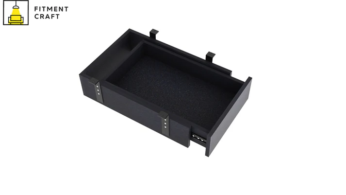 Portable Drawer for Modern Desk, Hanging Drawer under Table | PDU1-001