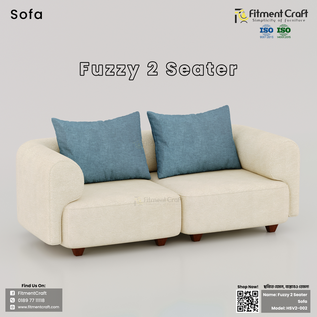 Fuzzy 2-Seater Sofa | HSV2-002