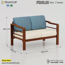 Frolic 2 Seater-sofa। HSV2-025