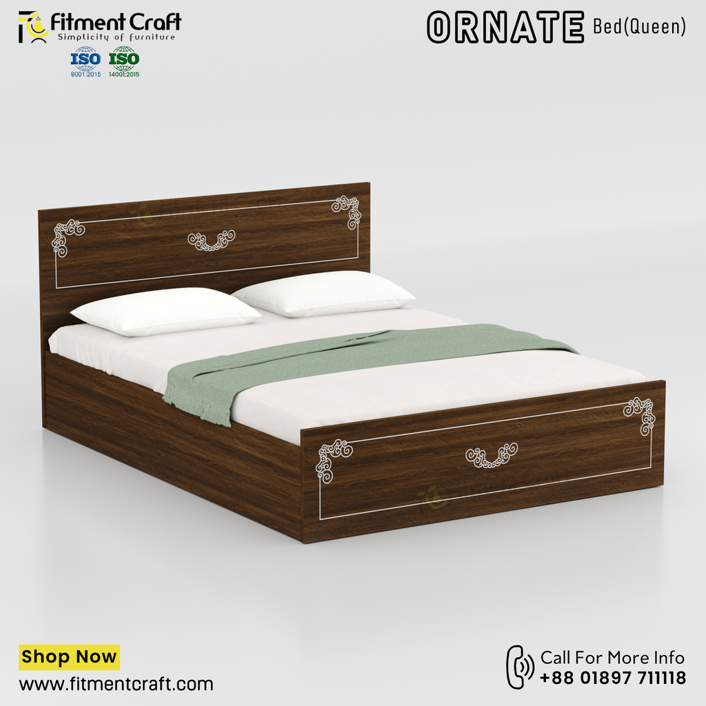 Ornate-Bed(Queen) । ABV1-007