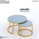 Hazle - Center Table । CTB1-004 (SS-PIPE)