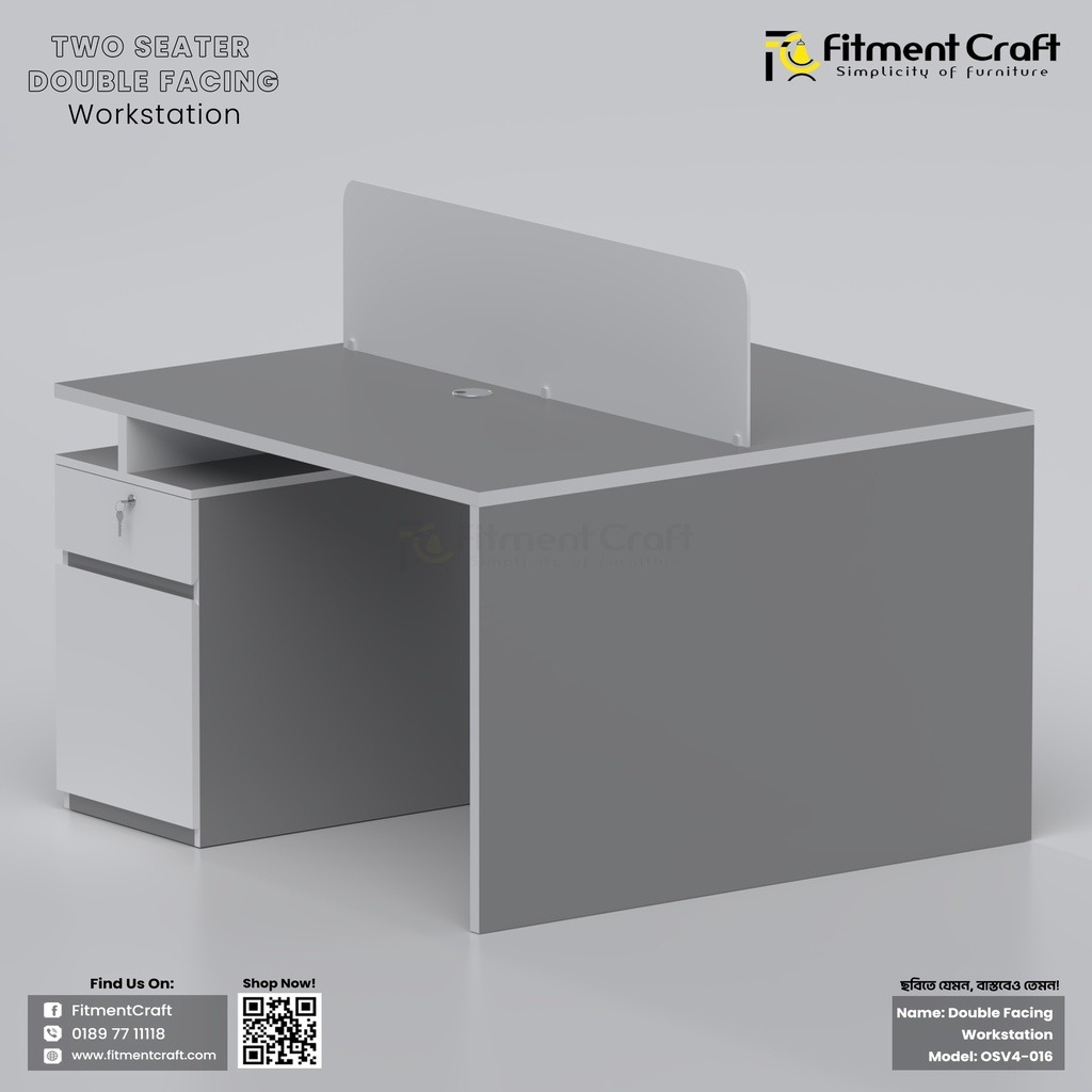 Two Seater Double Facing - Workstation I OSV4-016