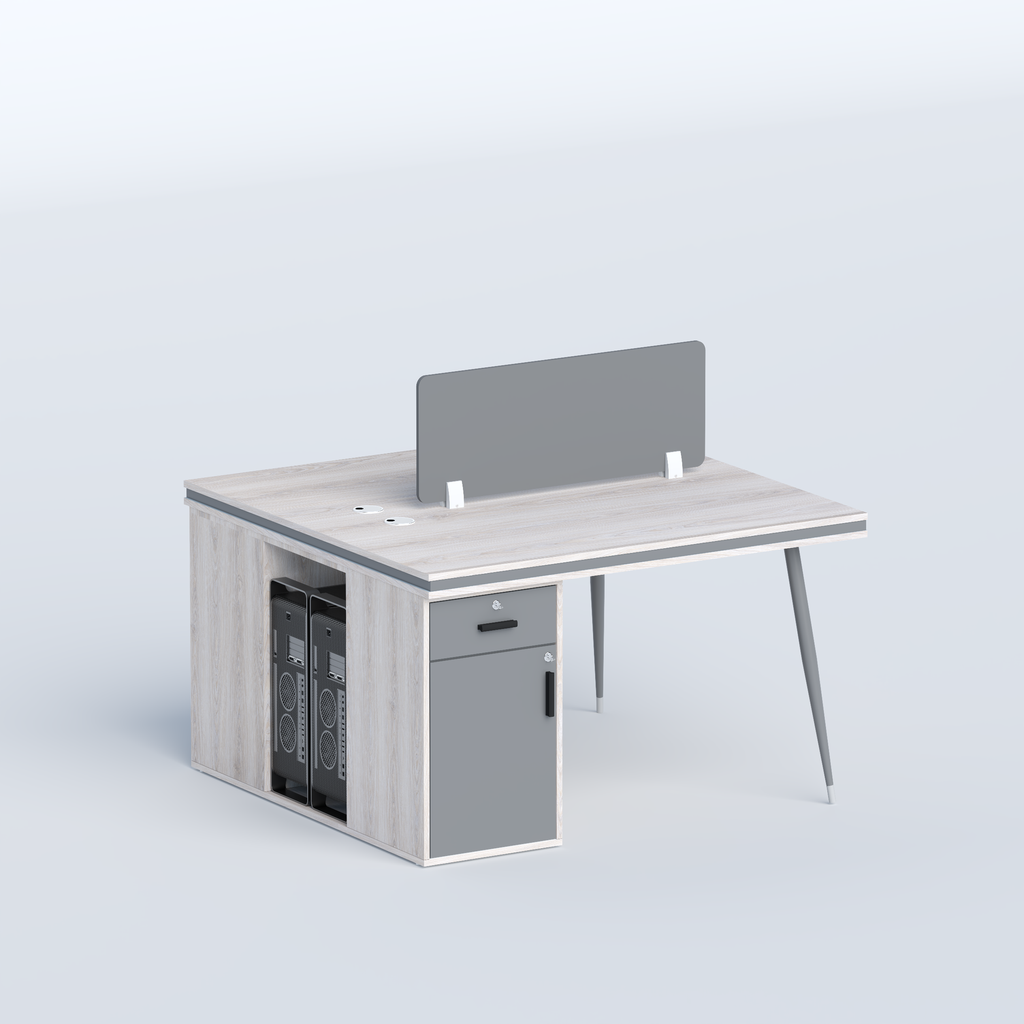 Cluster-Face to face two seater workstation