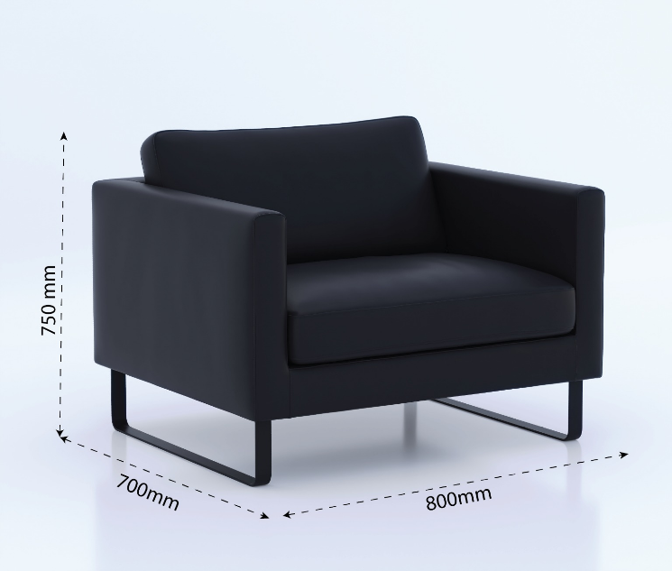 Riven Single Seater Sofa