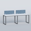 Flexi - side by side two seater workstation