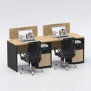 TaskFlow Side by side two seater Workstation 