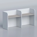 CraftDesk Side by side Two seater Workstation 