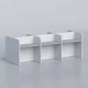 CraftDesk Face to face Six seater Workstation 