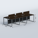 Canvas Face to face Six seater Workstation