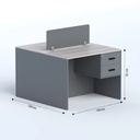 Workzen- Face to face two seater Workstation
